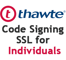 Thawte Code Signing SSL for Individuals