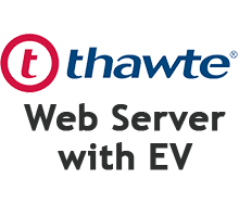 Thawte Web Server with EV
