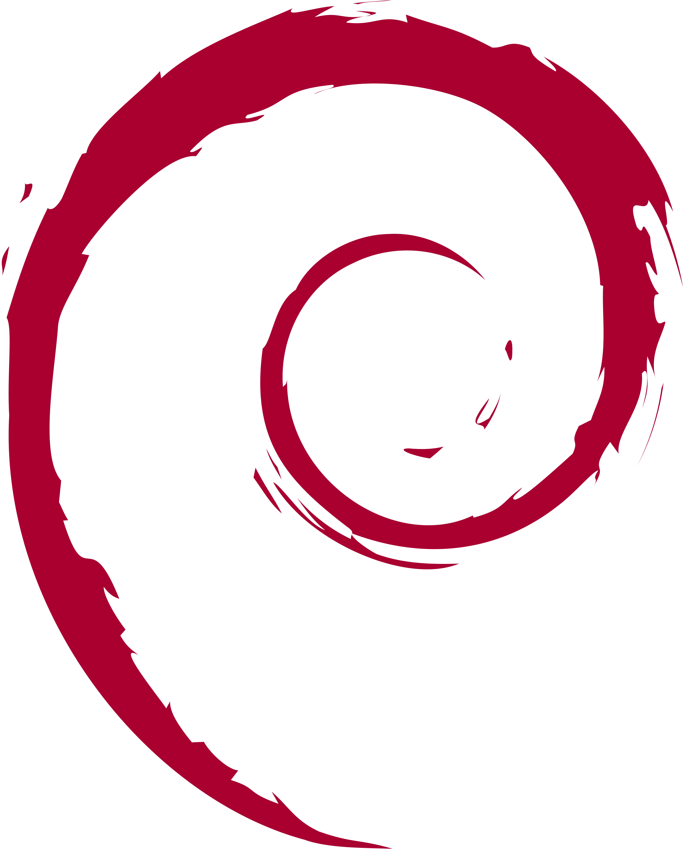 linux Debian logo