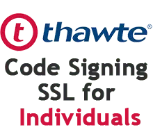 Thawte Code Signing SSL for Individuals logo
