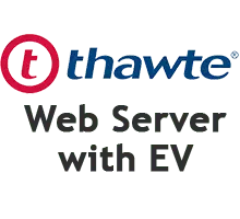 Thawte Web Server EV logo