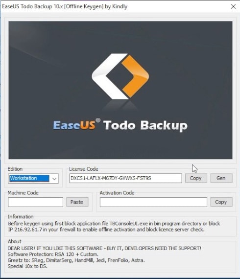 EaseUS ToDo Backup программа