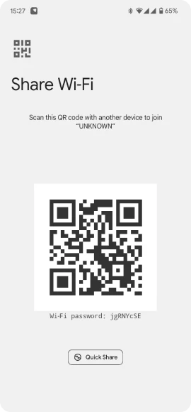 QR wifi example